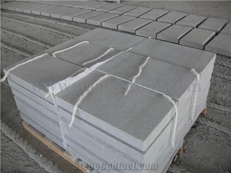 G603 Light Grey Granite Kerb Stone