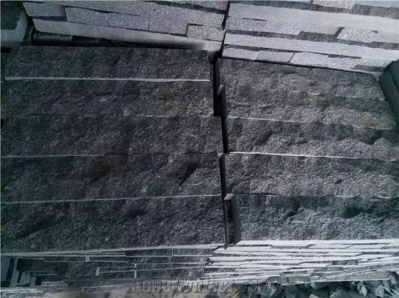 Chinese Natural G654 Dark Grey Granite Mushroomed Wall Cladding Stone,G654 Dark Grey Granite Mushroom Stone Wall Tiles,Cheap Mushroom Stone Wall Tiles,Natural Wall Tiles