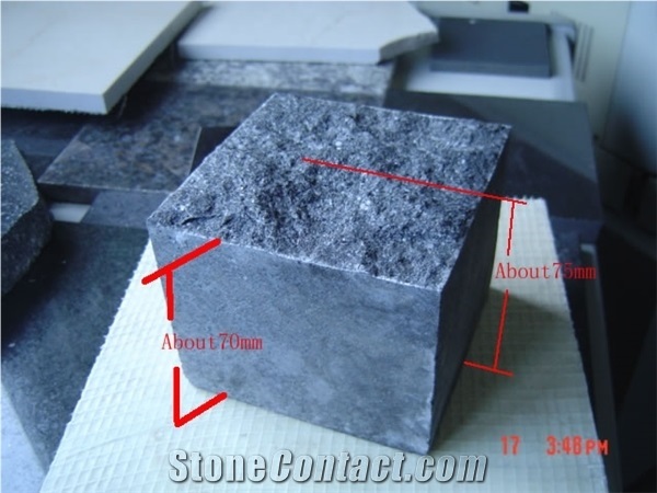 G654 Granite Cube Stone,Padang Dark Paving Stone,G654 Grey Granite Cobble Stone