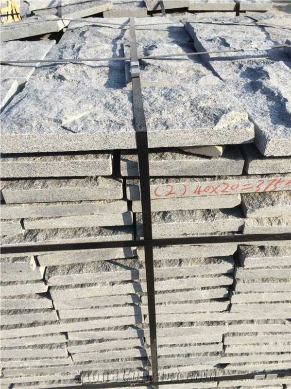 G654 Granite Mushroomed Wall Stone