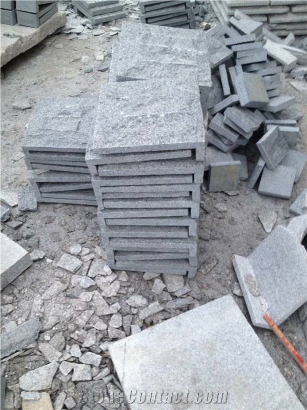 G654 Granite Mushroomed Wall Stone