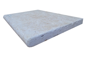 Travertine Blanco Full Bullnose Puul Coping Paver