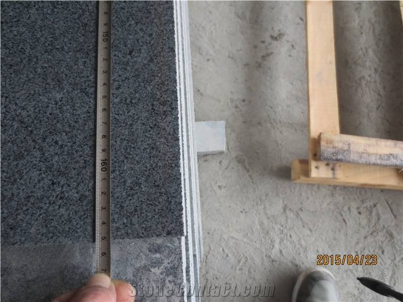 G654 Granite Polished Steps & Risers, G654 Padang Black Granite Stairs & Steps