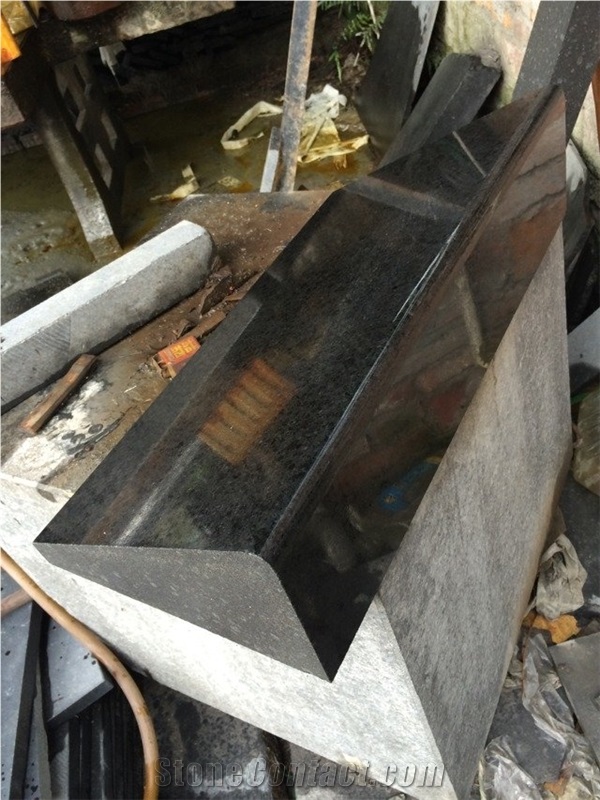Fargo Black Basalt Building Stone, G684 Building Ornaments, Basalt Stone Polished Facede/Cornice for Buildings
