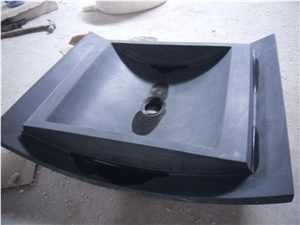 Fargo Black Granite Wash Basink,China Absolute Black Polished Rectangle Siks for Kitchen/Bathroom