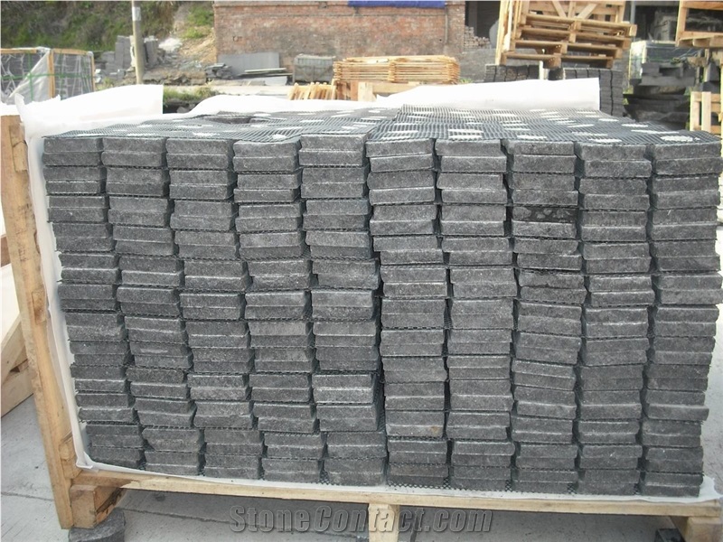 Fargo Exterior Cube/Cobble Stone, G684 Paving Setts, Chinese Black Basalt Paving Stone, Fuding Black Paving for Garden/Driveway/Walkway/Courtyard Road