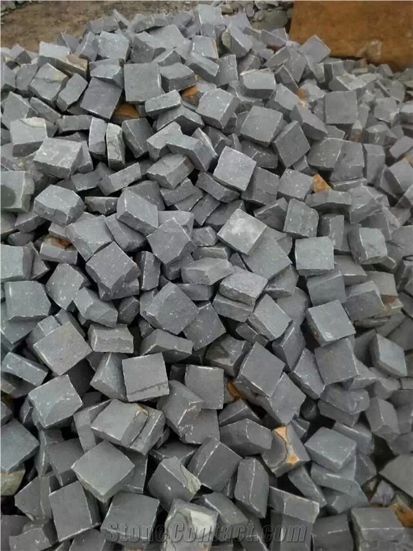 Fargo Exterior Cube/Cobble Stone, G684 Paving Setts, Chinese Black Basalt Paving Stone, Fuding Black Paving for Garden/Driveway/Walkway/Courtyard Road