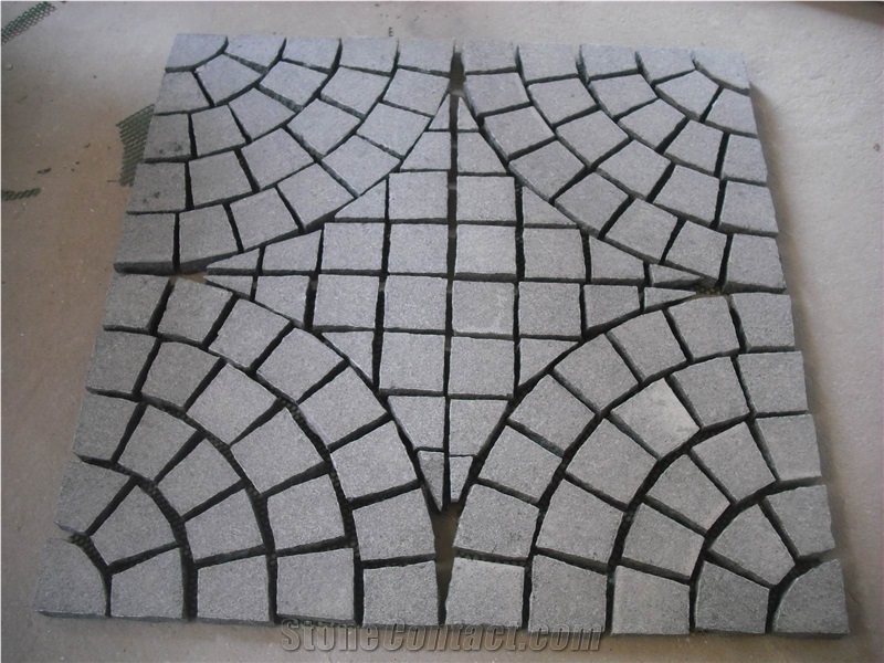 Fargo Exterior Stone Patterns,Chinese Granite G654/China Impala/Padang Dark/Sesame Black Patio Pavers, Courtyard Road/Garden Paving