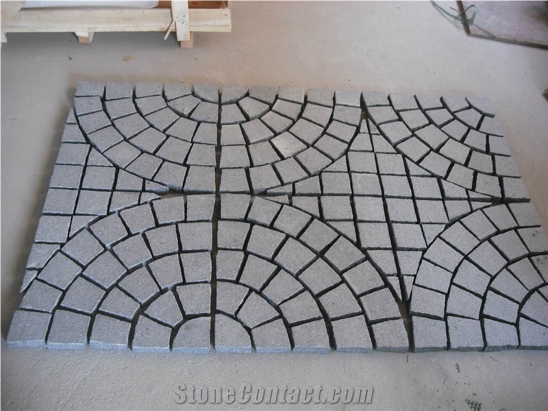 Fargo Exterior Stone Patterns,Chinese Granite G654/China Impala/Padang Dark/Sesame Black Patio Pavers, Courtyard Road/Garden Paving