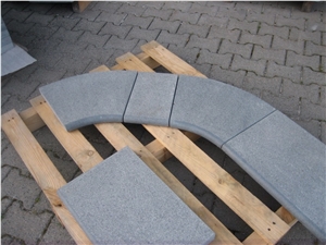 Fargo Granite Swimming Pool Coping, G654 Granite Pool Terraces, Grey Granite Swimming Pool Pavers