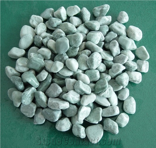 Fargo Green Mechanism Gravels,Green Pebble Stone, Grain Green Granite Gravels