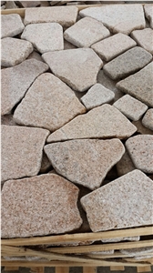 Fargo Irregular Tumbled G682 Cobble Stone, Yellow Granite/G682 Paving Setts, Exterior Pattern for Walkway/Driveway/Garden Stepping