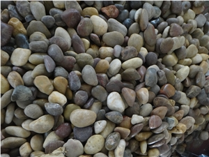 Fargo Multi-Color Mechanism Pebble Stone, Natural Tumbled Gravels, Mixed Colr River Stone