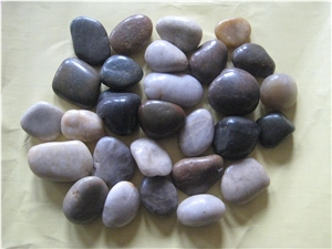 Fargo Multi-Color Mechanism Pebble Stone, Natural Tumbled Gravels, Mixed Colr River Stone