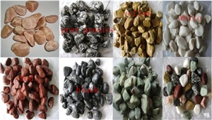 Fargo Multi-Color Tumbled Gravels, Multi-Color Small Pebble Stones