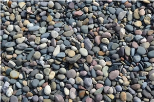 Fargo Natural River Stone, Multi-Color River Pebbles