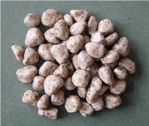 Fargo Pink Granite Pebble Stone,Pink Tumbled Pebble Stone,Polished Granite Pebbles