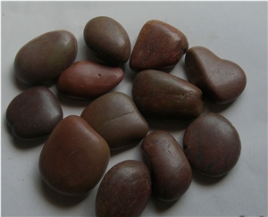 Fargo Red Pebble Stone/Honed Cobble Stone/River Pebbles for Walkway/Driveway