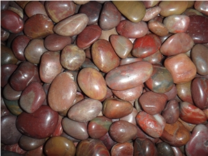 Fargo Red Pebble Stone/Polished Cobble Stone/River Pebbles for Walkway/Driveway