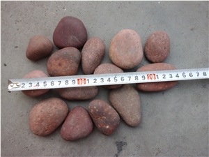 Fargo Red River Stone, Red River Pebbles/Red Gravel for Driveway/Walkway