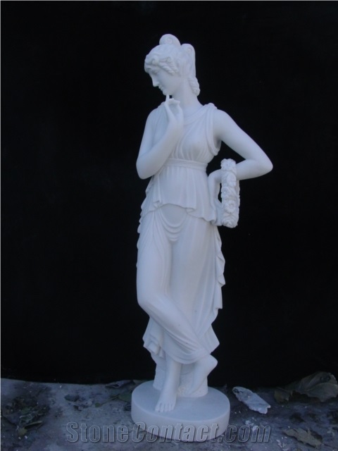 Fargo White Marble Creatived Figure Statues, Handcarved Sculptures, Western Style Marble Human Sculptures & Statues