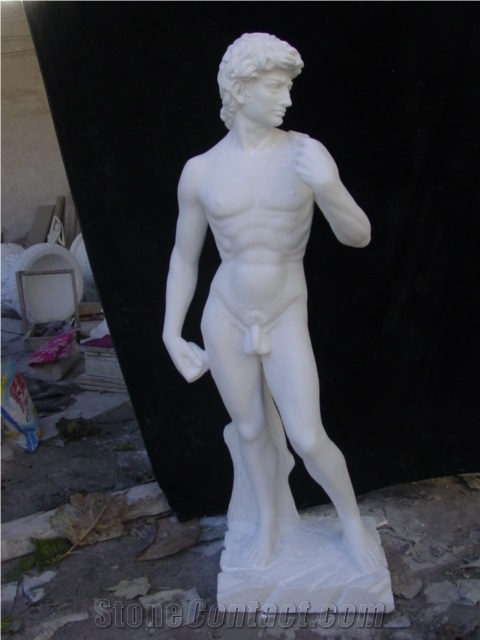Fargo White Marble Creatived Figure Statues, Handcarved Sculptures, Western Style Marble Human Sculptures & Statues