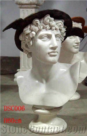 Fargo White Marble Creatived Figure Statues, Handcarved Sculptures, Western Style Marble Human Sculptures & Statues