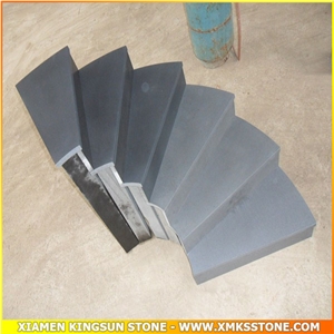 China Hainan Black Basalt Stairs and Steps