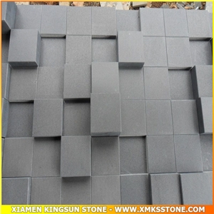 Hainan Black Basalt 3d Wall Panels Hainan Black Basalt 3d Wall Panels