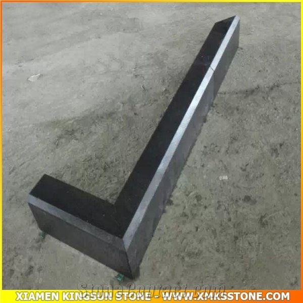 Hainan Black Basalt Kerbstone/China Black Basalt Curbs/Kerb Stone