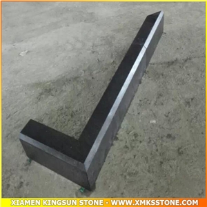 Hainan Black Basalt Kerbstone/China Black Basalt Curbs/Kerb Stone