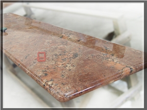 Juparana Bordeaux Granite Kitchen Countertops