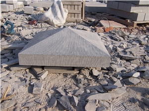 Machine Made Blue Limestone Pier Caps, Grey Limestone Pier Caps & Quoins