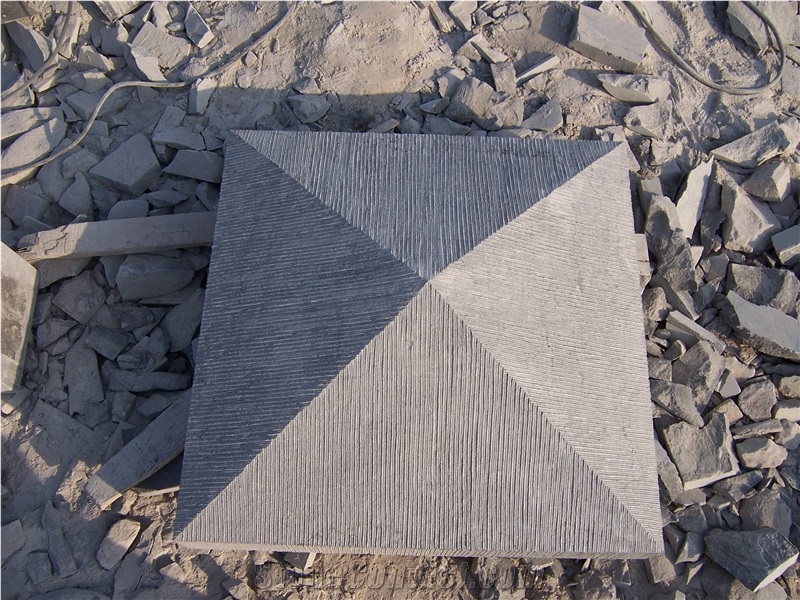 Machine Made Blue Limestone Pier Caps, Grey Limestone Pier Caps & Quoins