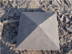 Machine Made Blue Limestone Pier Caps, Grey Limestone Pier Caps & Quoins