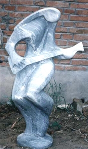 White Marble Abstract Statue Sculpture, White Marble Statues