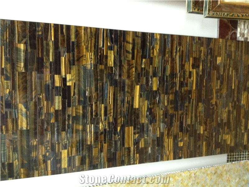 Tiger Eye Stone Slabs & Tiles, South Africa Blue Bluestone