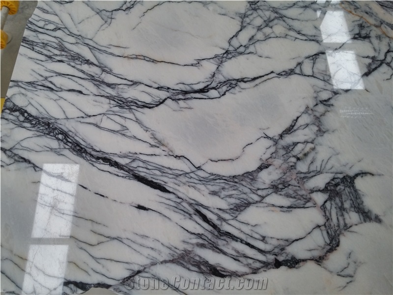 Lilac White Slabs & Tiles, Milas Lilac Marble Slabs & Tiles