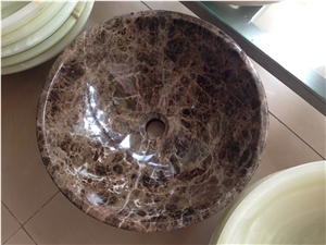 Athens Portoro Marble Basins,Black/Brown Oval Marble Sink,Natural Stone Washing Vessel Sinks Chinese Factory Distribute Round Sinks