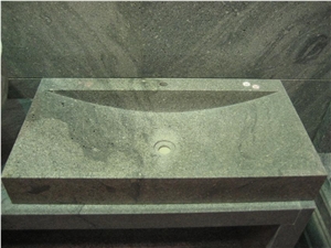 Chinese Factory Durable and Luxury Grey Granite Vessel Sinks for Indoor Wash Basins Lake Rectangle Bathroom Sinks from Cut to Size
