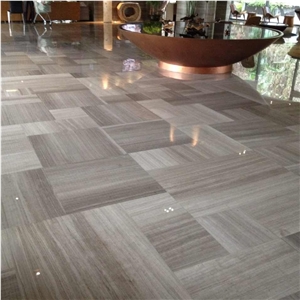 Wooden Grey Marble Slabs & Tiles,China Grey Marble