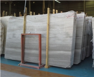 Wooden Grey Marble Slabs & Tiles,China Grey Marble