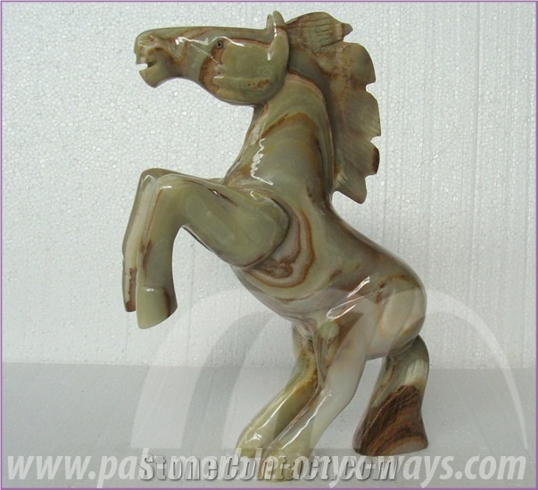 Onyx Carved Horse Artifacts