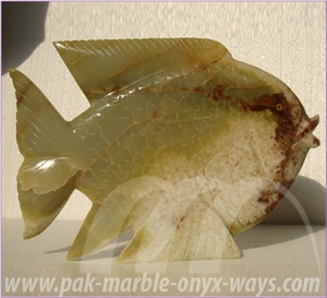 Onyx Fish Artifacts in Stock (16 Inch)