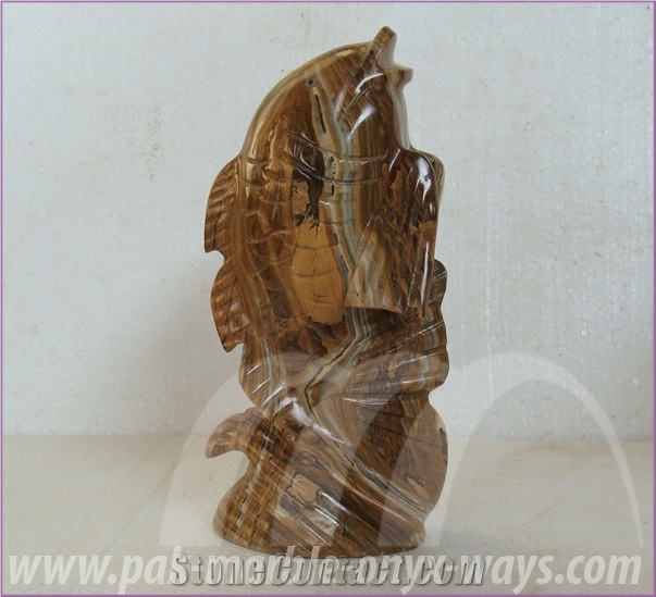 Onyx Fish in Stock 8 Inch, Green Onyx Fish Artifact Pakistan