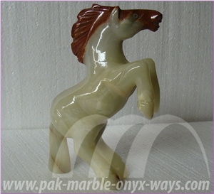 Onyx Horse Artifacts in Stock (8 Inch)