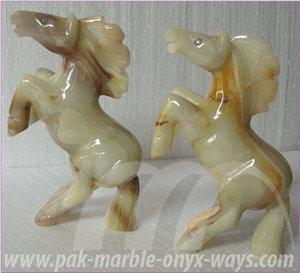 Onyx Horse Artifacts in Stock (8 Inch)