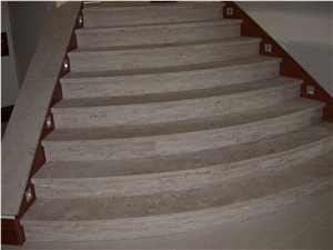 Verostone Jura Beige Honed Stairs