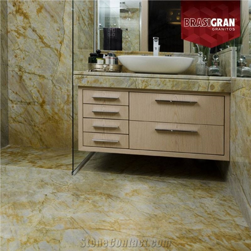 Roma Imperiale Quartzite Bathroom Design