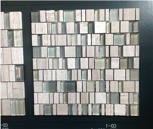 Grey Wood Grain Mixed Manufacture China Glass Mosaic Etc-Gw1g2 Grey Wood Grain Mixed Manufacture China Glass Mosaic Etc-Gw1g2